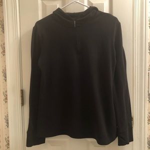 Cuddl Duds black fleece hoodie